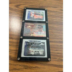 Tony Stewart 3 MVP cards plaque circa 2000